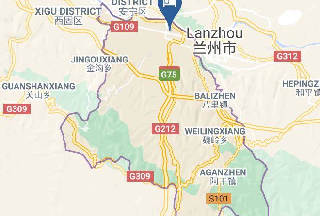 Lanzhou - Huashang Express Hotel Maps