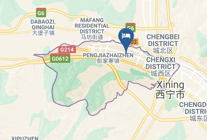 Xining - Huashe Hotel Maps