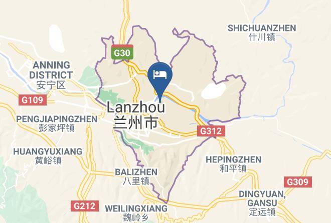 Lanzhou - Huasheng Hotel Maps