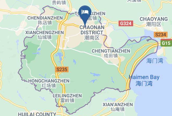 Huating Express Hotel Map