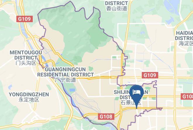 Shijingshan District - Huating Express Hotel Maps