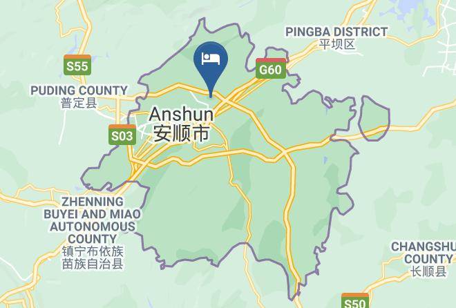 Anshun - Huatong Hotel Maps