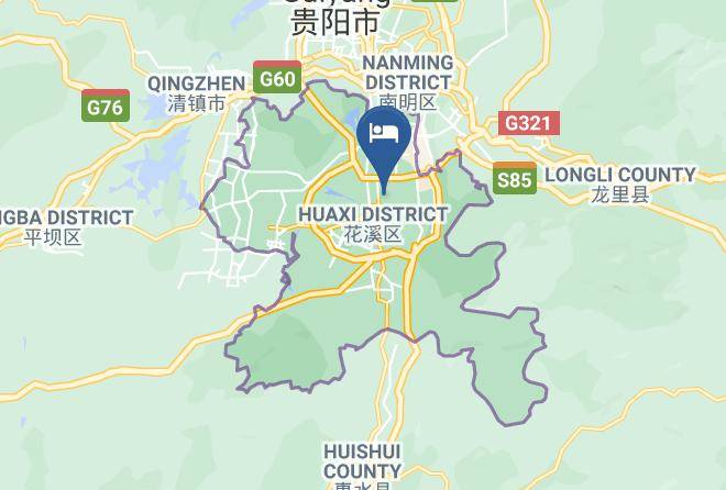 Guiyang - Huaxi Xiyucun Hotel Maps