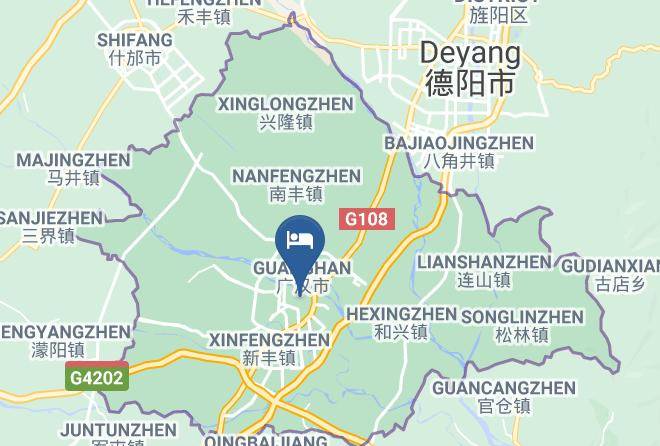 Deyang - Huaxin Hotel Maps