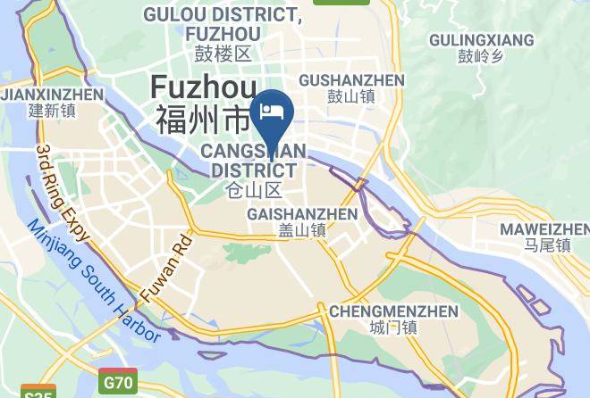 Fuzhou - Huaxuan Hotel Maps
