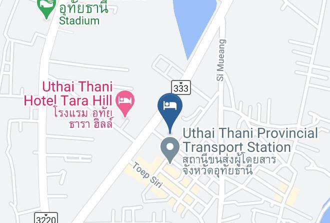Amphoe Mueang Uthai Thani - Huay Kha Khaeng Jeshthasilpa Hotel Maps