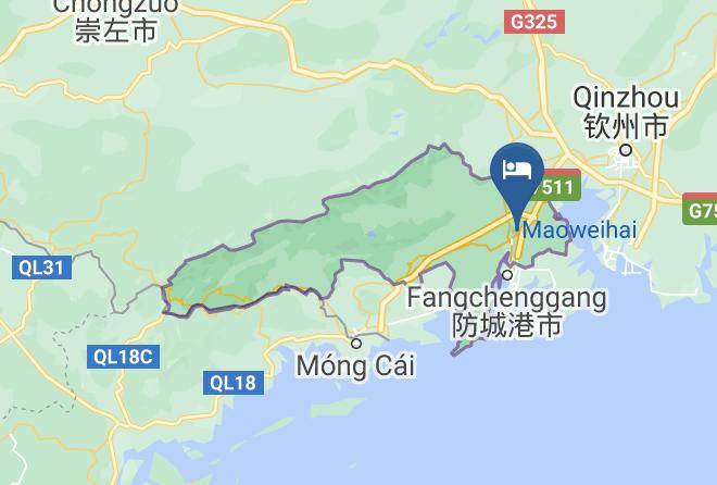 Fangchenggang - Huayecheng Hotel Maps