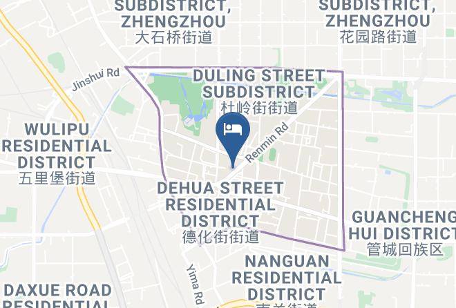 Zhengzhou - Huayu Qicai Fushi Hotel Maps
