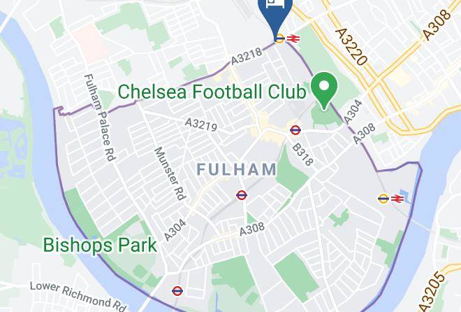 London - Hub By Premier Inn London West Brompton Hotel Maps