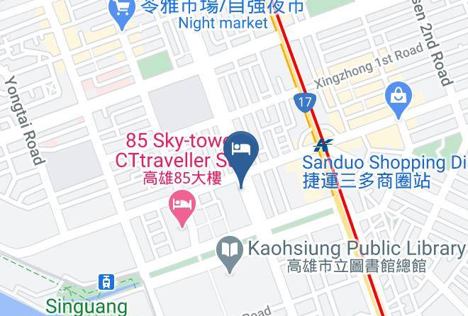 Lingya District - Hub Hotel Kaohsiung Maps