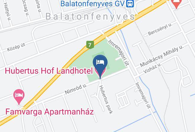 Balatonfenyves - Hubertus Hof Hotel & Restaurant Maps
