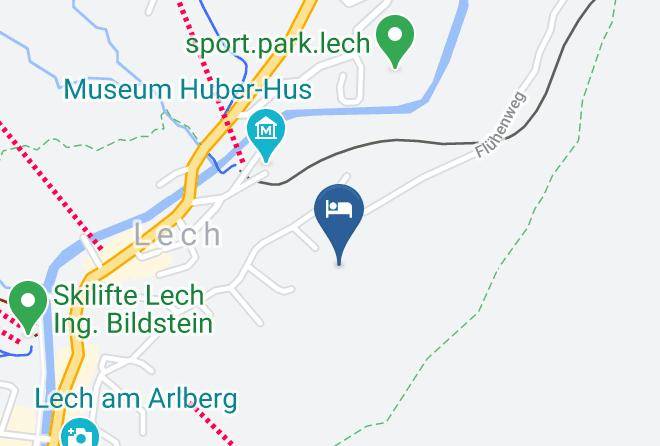 Bludenz - Hubertus Lech Hotel Superior Maps