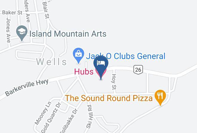 Cariboo - Hubs Motel Maps