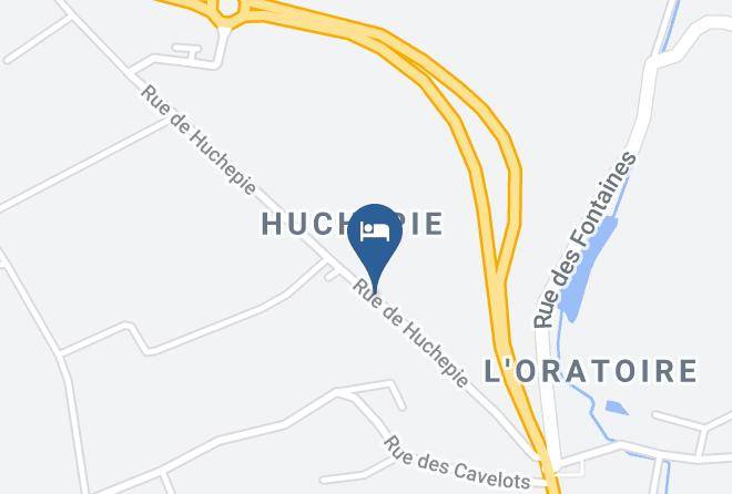 Loir Et Cher - Huchepie Manor B&b Maps