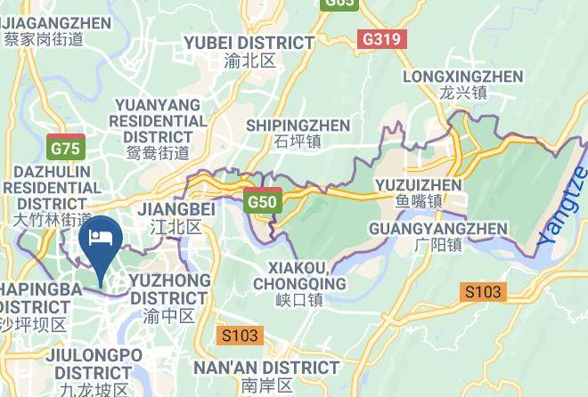 Jiangbei District - Hudohotel Maps