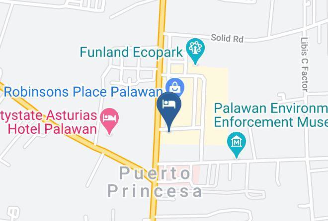 Palawan - Hue Hotels And Resorts Puerto Princesa Maps