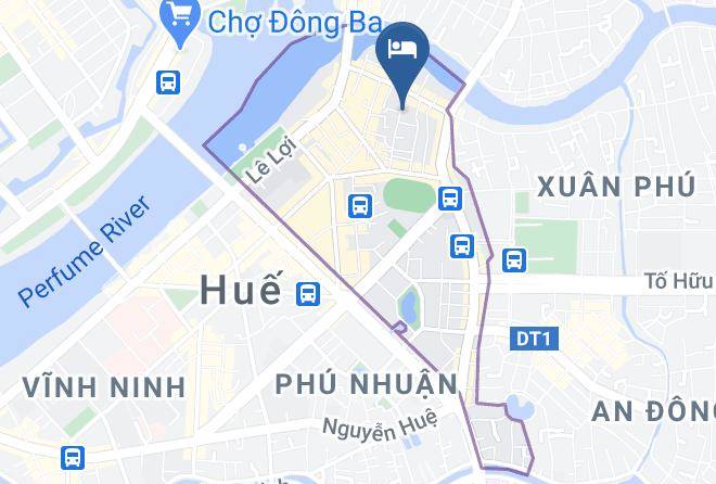 Hu - Hue Serene Palace Hotel Maps