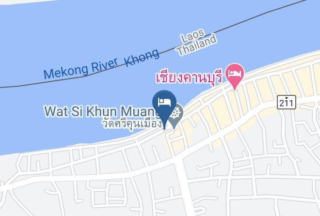 Amphoe Chiang Khan - Huen Khum Hug Na Chiang Khan Maps