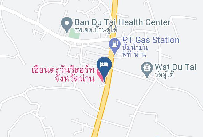 Amphoe Mueang Nan - Huen Tawan Resort Maps