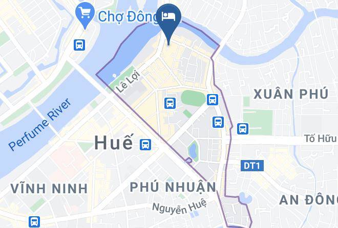 Hue Nino Hotel Map
