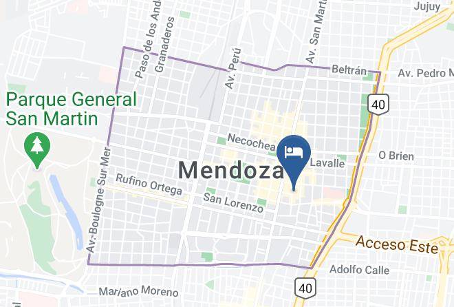 Mendoza - Huentala Hotel Maps