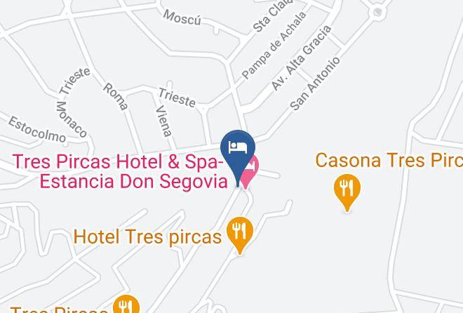 Punilla Department - Huerta Grande Cabanas Maps