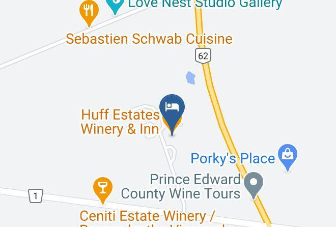 Prince Edward - Huff Estates Winery & Inn Maps