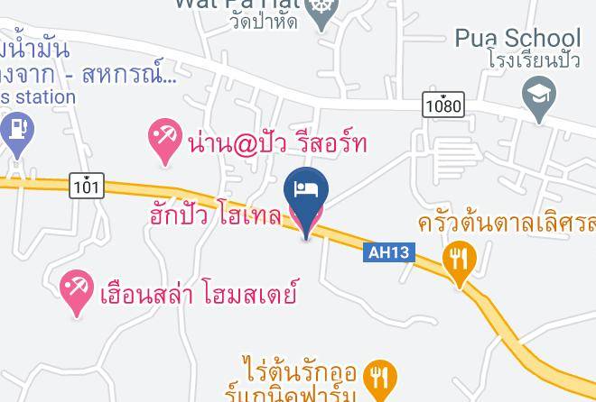 Amphoe Pua - Hug Pua Hotel Maps