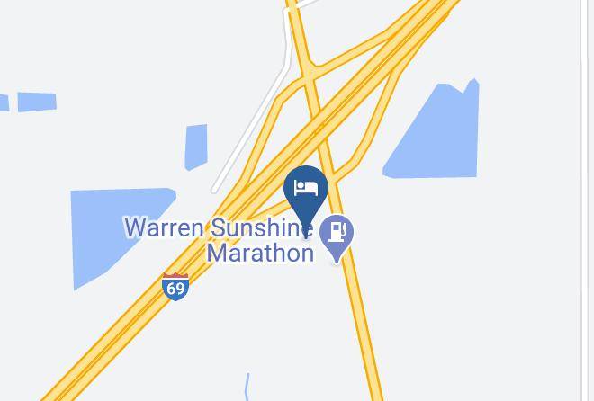 Huggy Bear Motel Warren Map