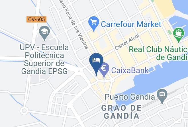 Valencia - Hugo Beach Hotel Maps