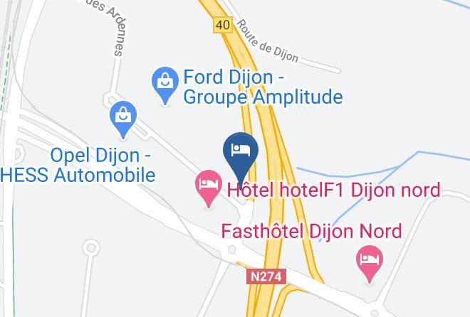 Cote D Or - Hugotel Reveillon 2017 Maps