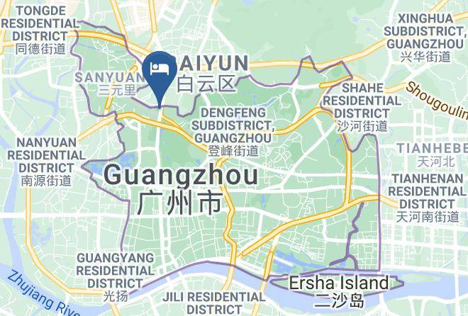 Guangzhou - Hui Feng He Hotel Maps