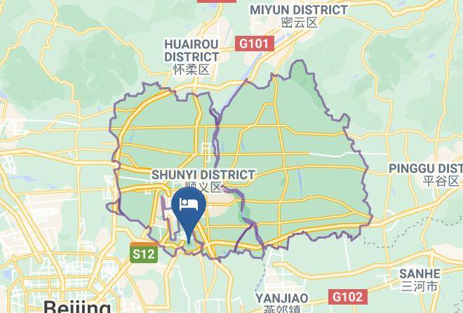 Shunyi District - Hui Hai Hang Express Hotel Capital Airport Maps