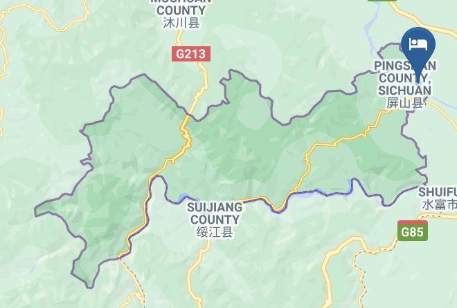 Yibin - Hui Yuan Shang Wu Hotel Maps