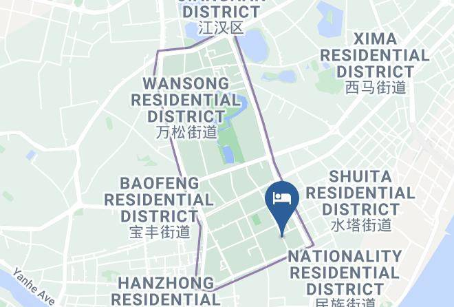 Wuhan - Huibin Business Hotel Maps