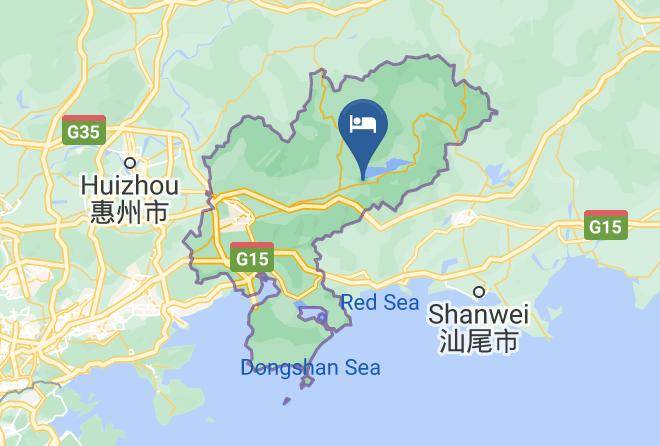 Huidong Baipenzhu Hotspring Holiday Resort Map