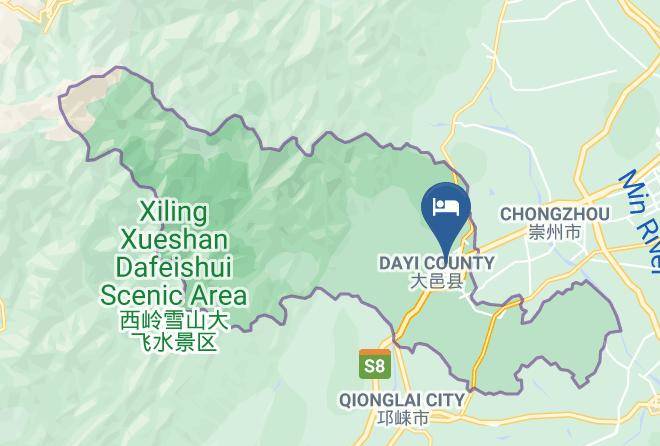 Chengdu - Huidong Hotel Zigong Maps