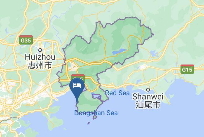 Huidong Xunliao Golden Bay Resort Map