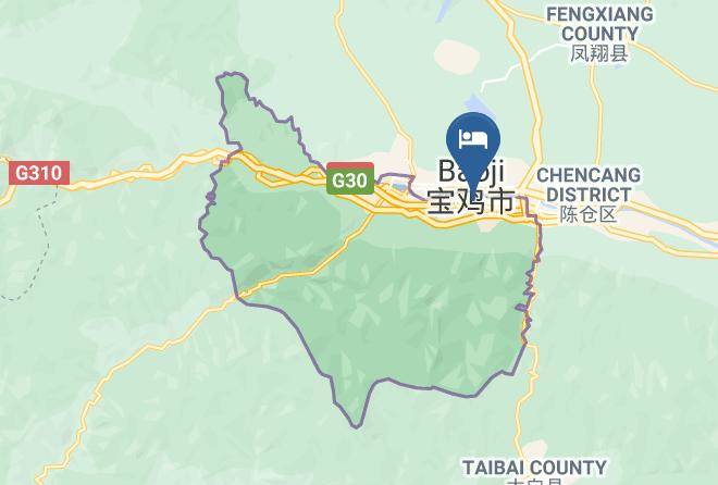 Baoji - Huifeng Business Hotel Maps