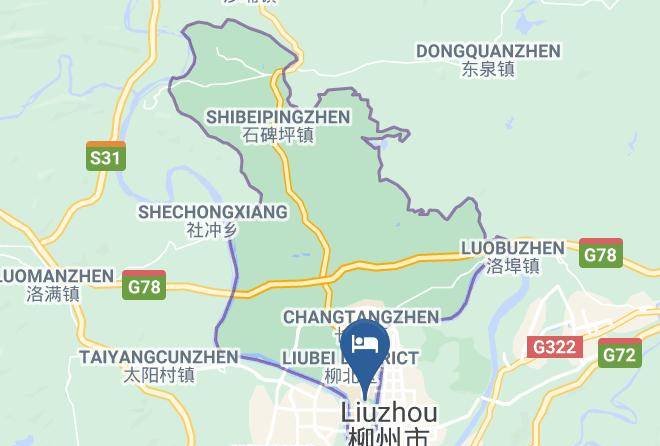 Liuzhou - Huifeng Xiangxing Hotel Liuzhou Maps