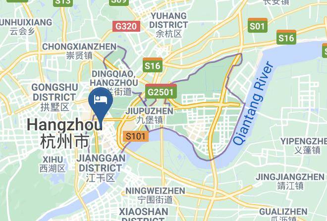 Hangzhou - Huihe Narada Boutique Hotel Maps