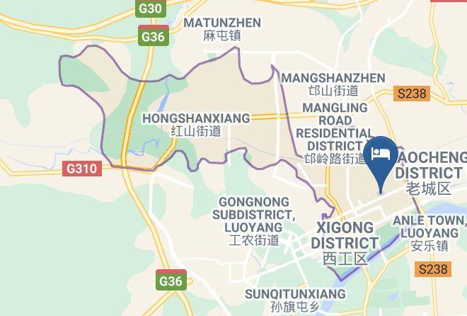 Luoyang - Huihuangyuan Express Hotel Maps