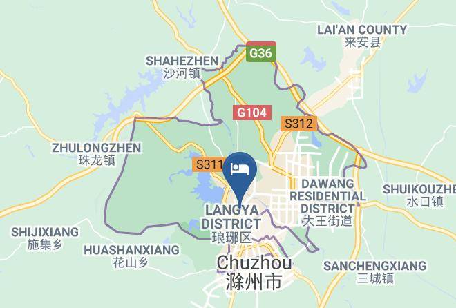 Huijia Business Hotel Chuzhou Map