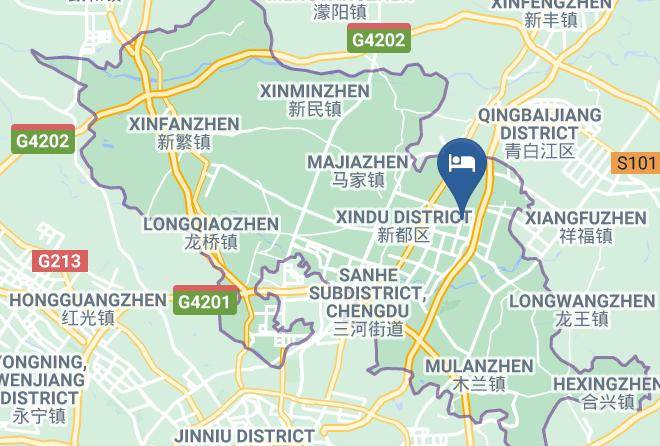 Chengdu - Huike Hotel Chengdu Maps