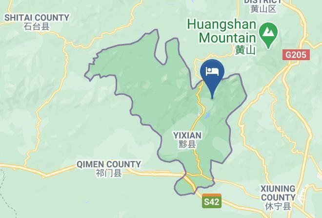 Huangshan - Huishanshu Hotel Maps