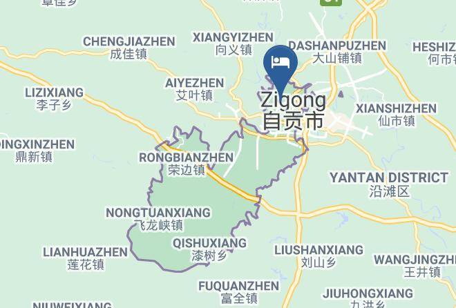 Zigong - Huixi Hotel Maps