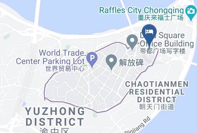 Yuzhong District - Huixianlou Hotel Hotel Maps