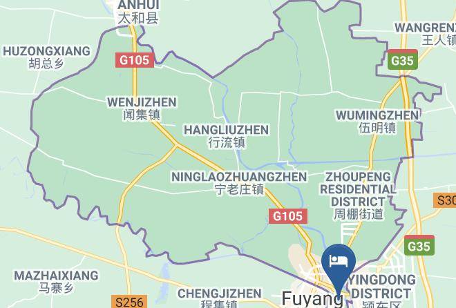 Fuyang - Huiyuan Business Hotel Maps