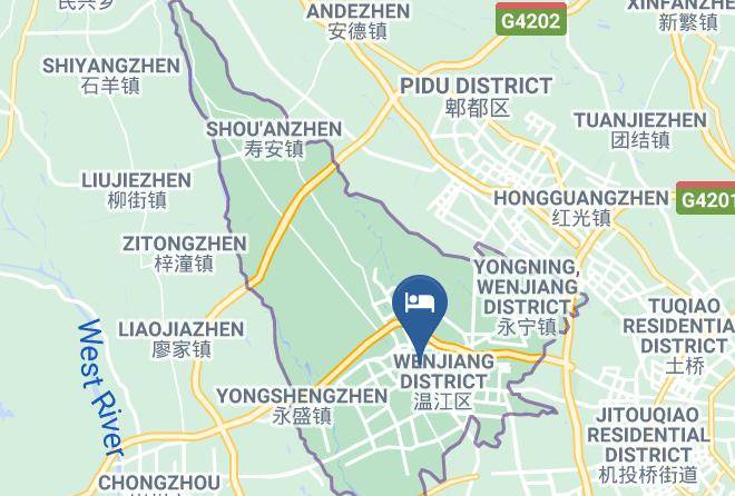 Chengdu - Huiyuan Hotel Maps