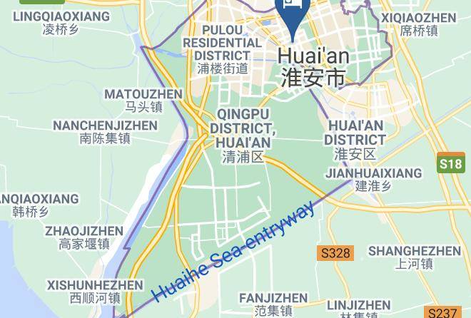 Huaian - Huiyuan Hotel Maps